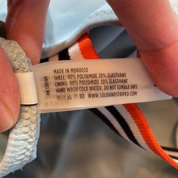 Solid & Striped The Riley One Piece Swimsuit sz S - Picture 10 of 10